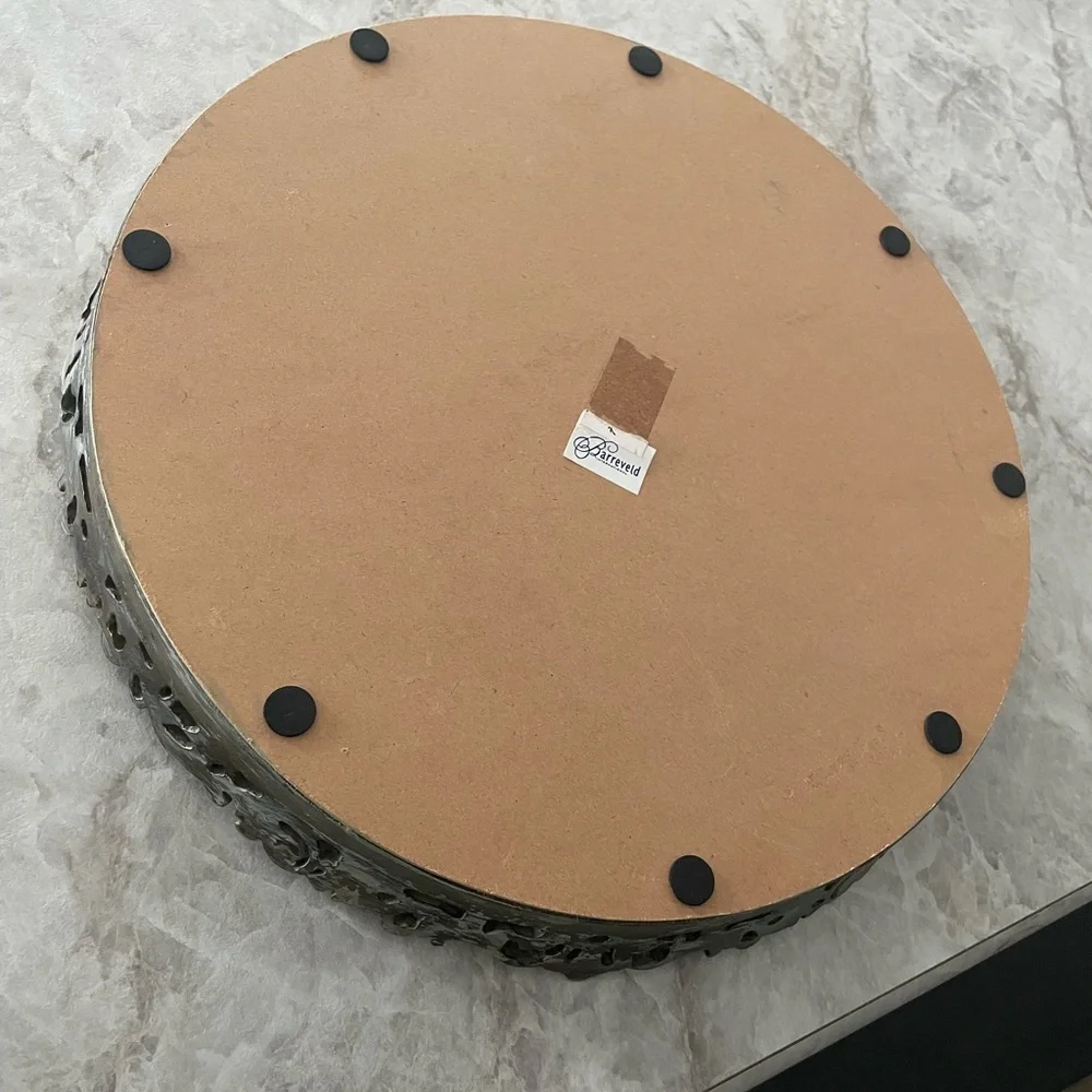 Barreveld Mirrored serving Tray, 15” diameter